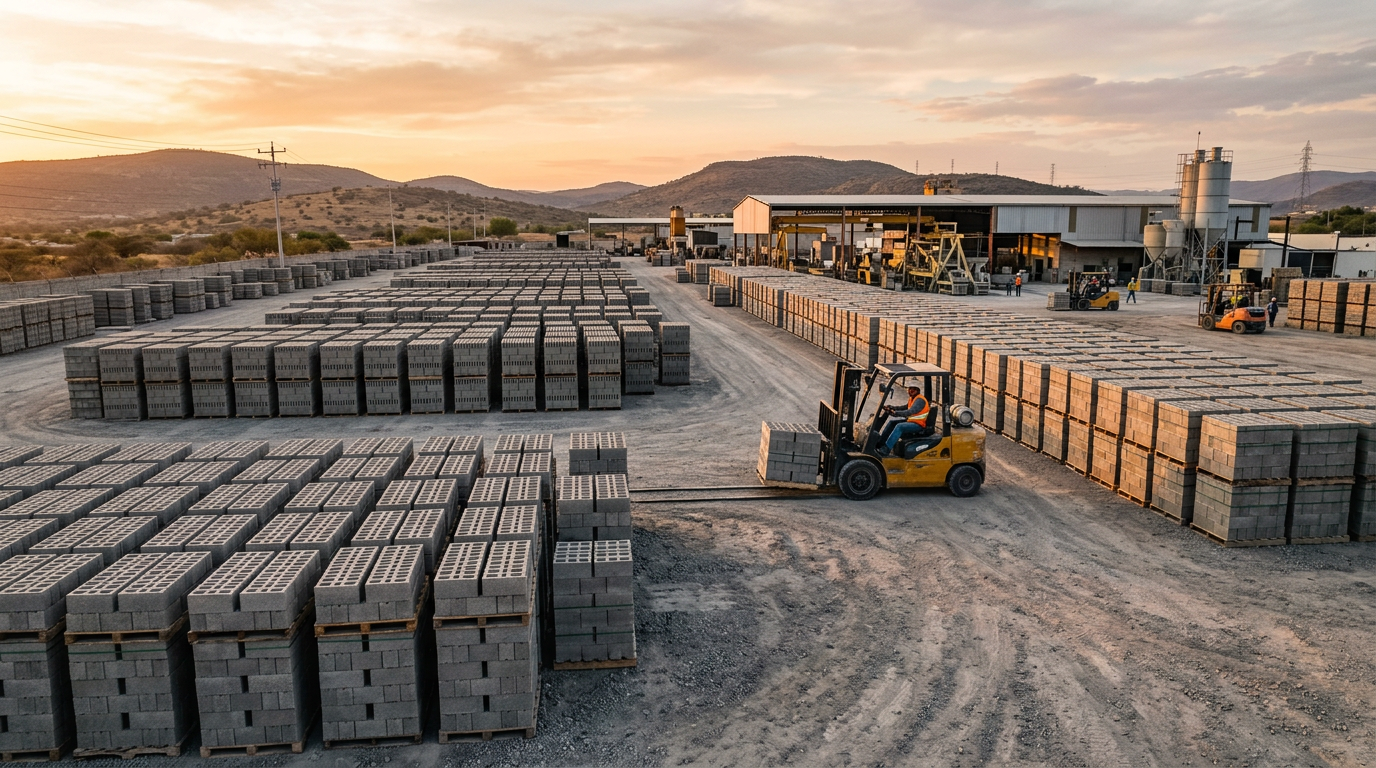 Planta de producción de prefabricados de concreto ECONS